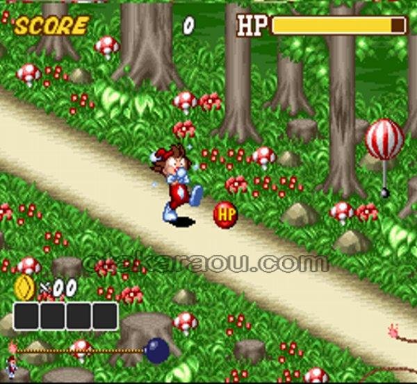 スーパーファミコンソフト一覧 キッドクラウンのクレイジーチェイス