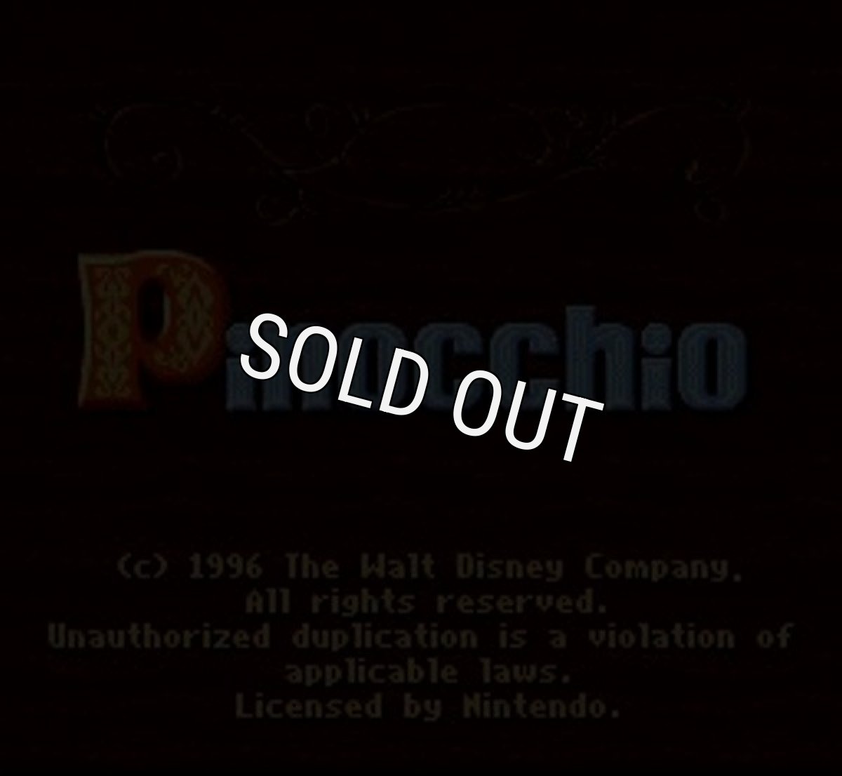 SFC名作 ピノキオ