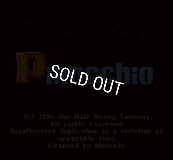 SFC名作 ピノキオ