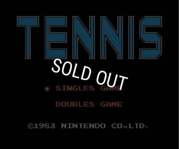 ファミコンソフト 名作 テニス