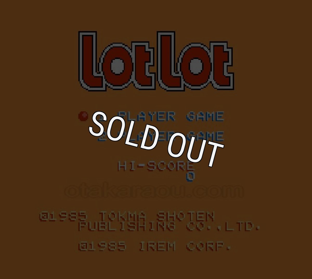 ファミコンソフト販売 ロットロット