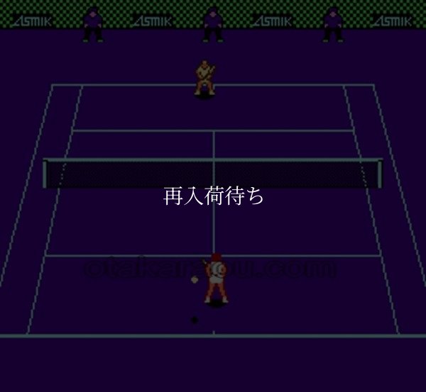【ファミコン画像】ワールドスーパーテニス