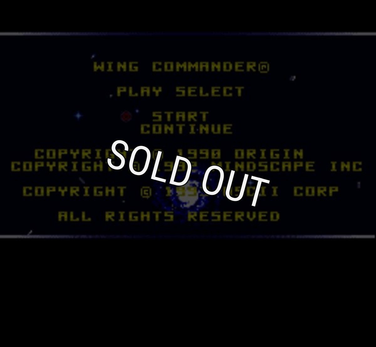 スーパーファミコンソフト ウイングコマンダー