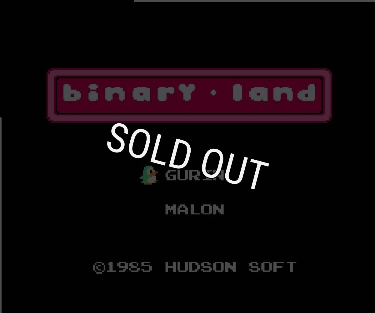 ファミコンソフト画像 バイナリィランド