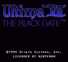 スーパーファミコンソフト ウルティマVII ザ ブラックゲート