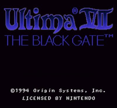 ウルティマVII ザ ブラックゲート ソフトのみ スーパーファミコン