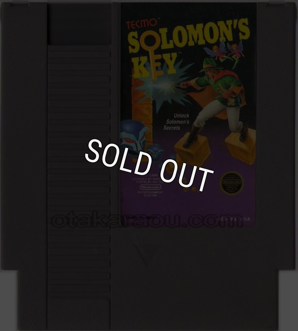 NESソフト 販売 SOLOMON'S KEY(ソロモンの鍵)