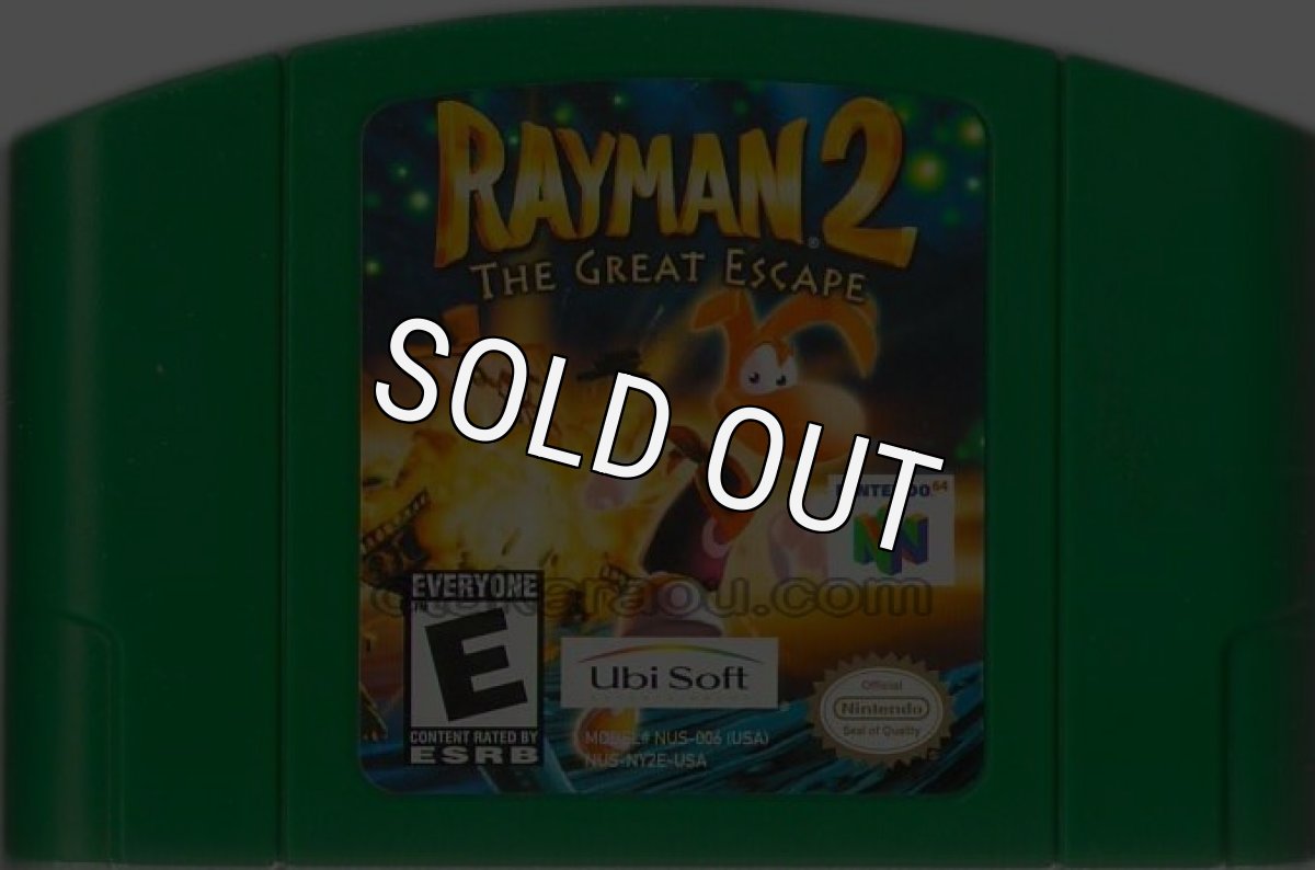 海外64ソフト 名作 RAYMAN 2 : THE GREAT ESCAPE(レイマン)