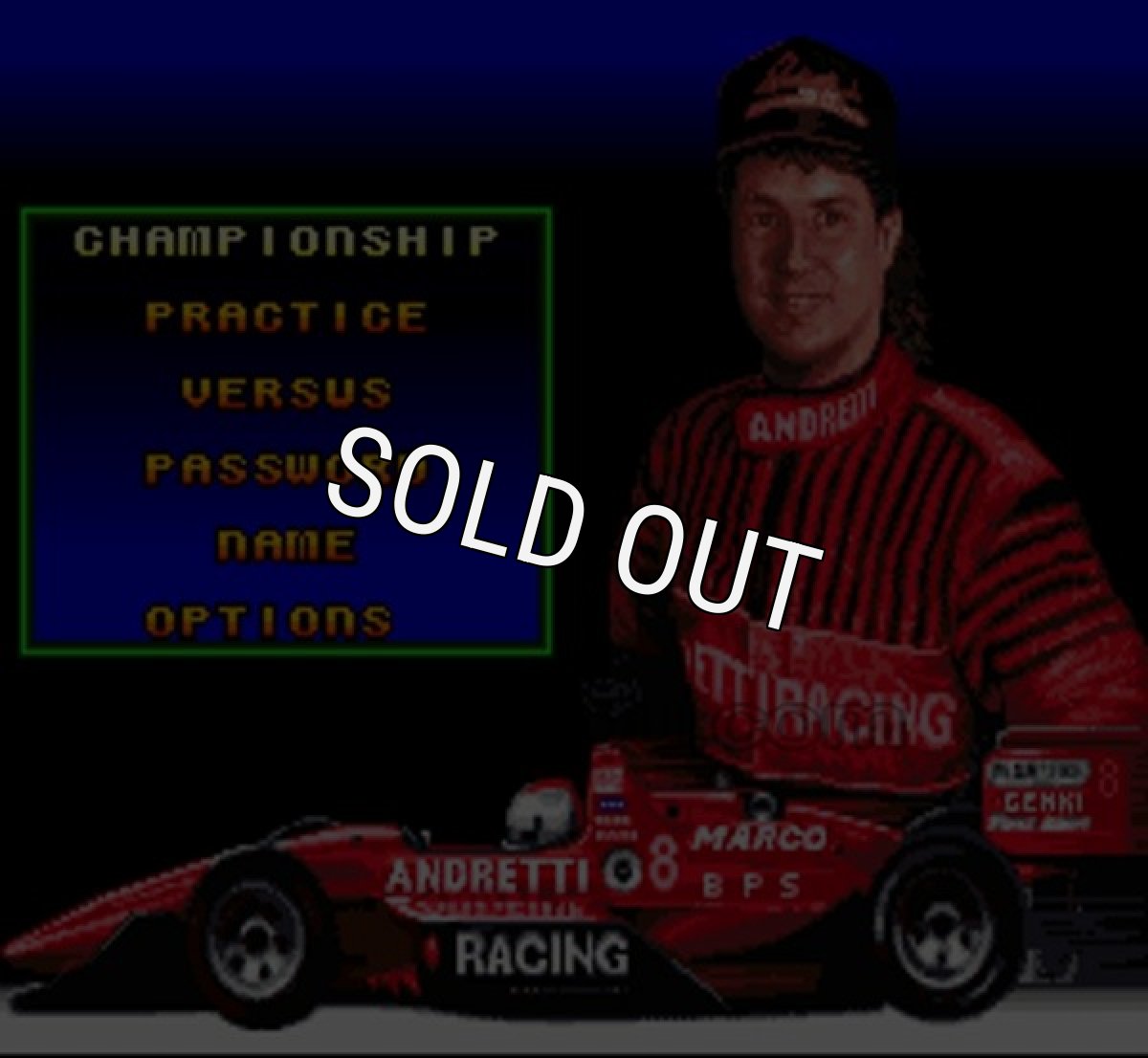 スーパーファミコン名作 マイケル・アンドレッティ インディカーチャレンジ