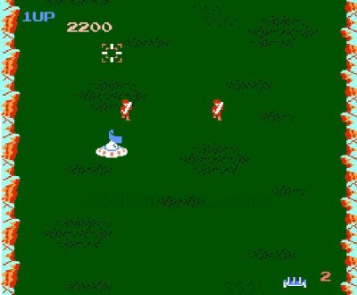 フィールドコンバット ファミコンソフト / 起動確認済み プレイ画面 / Field Combat Famicom Game Gameplay Screenshot