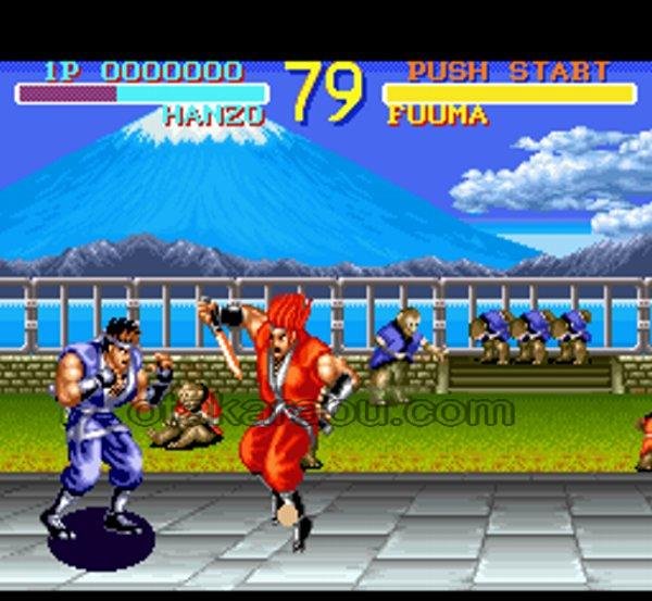 ワールドヒーローズ スーパーファミコンソフト / 起動確認済み プレイ画面 / World Heroes Super Famicom Game Gameplay Screenshot