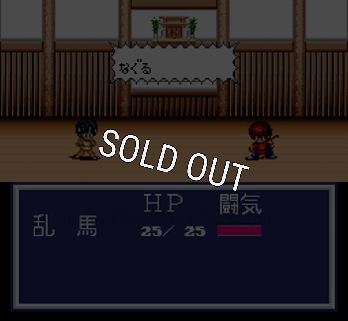 人気スーファミソフト らんま1/2 朱猫団的秘宝