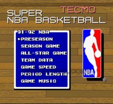 スーファミ名作 テクモスーパーNBAバスケットボール