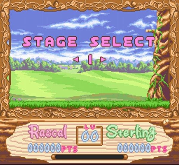 あらいぐまラスカル スーパーファミコンソフト / 起動確認済み プレイ画面 / Araiguma Rascal Super Famicom Game Gameplay Screenshot