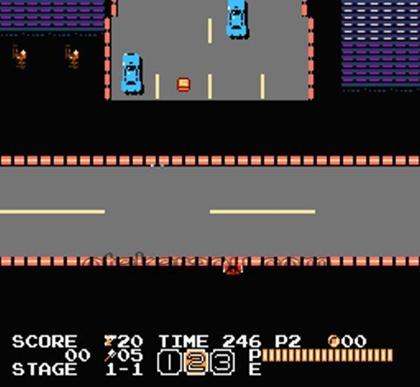 ガン デック ファミコンソフト / 起動確認済み プレイ画面 / Vice: Project Doom (Gun-Dec) Famicom Game Gameplay Screenshot