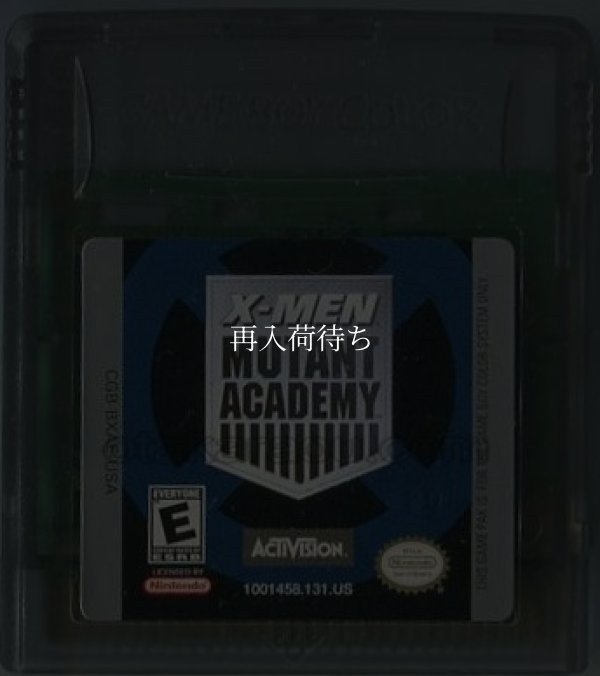 X-MEN MUTANT ACADEMY ゲームボーイカラー海外版 / 海外版 端子清掃済み 動作確認済み / X-MEN MUTANT ACADEMY Game Boy Color (Overseas Version) Tested & Working