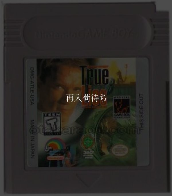 True Lies (トゥルーライズ) ゲームボーイ海外版 / 海外版 端子清掃済み 動作確認済み / True Lies Game Boy (Overseas Version) Tested & Working
