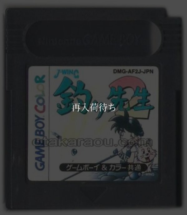 釣り先生2 ゲームボーイカラーソフト / 端子清掃済み 動作確認済み / Tsuri Sensei 2 Game Boy Color Game Tested & Working
