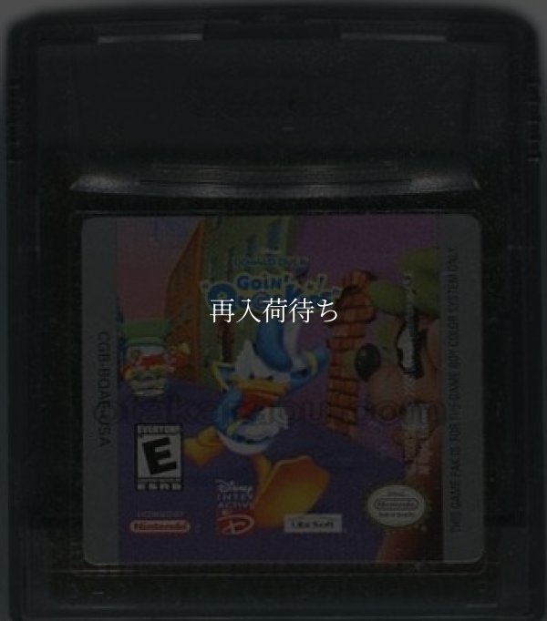 Disney's Donald Duck : Goin' Quackers ゲームボーイカラー海外版 / 海外版 端子清掃済み 動作確認済み / Disney's Donald Duck : Goin' Quackers Game Boy Color (Overseas Version) Tested & Working