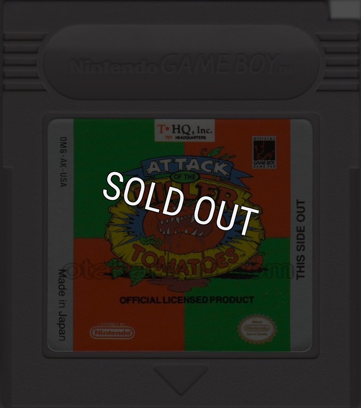 海外 ゲームボーイソフト Attack of the Killer Tomatoes (キラートマト)