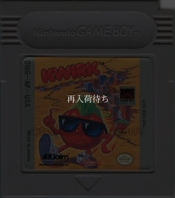 KWIRK (パズルボーイ) ゲームボーイ海外版 / 海外版 端子清掃済み 動作確認済み / KWIRK Game Boy (Overseas Version) Tested & Working