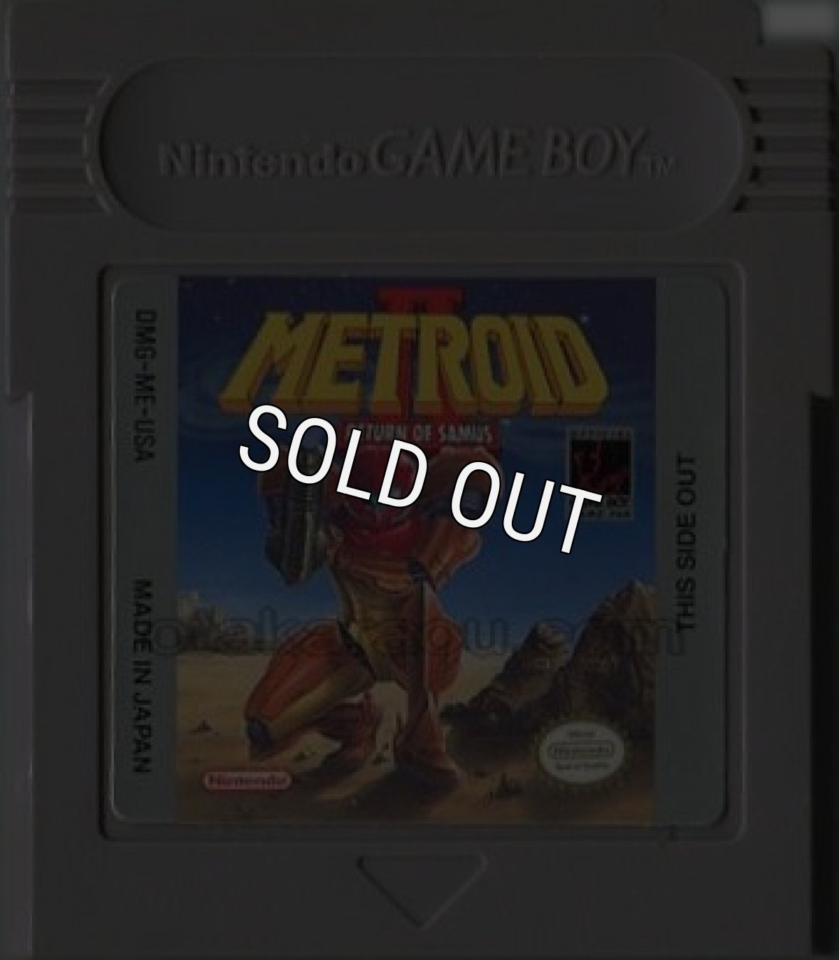 海外 ゲームボーイソフト METROID II RETURN OF SAMUS