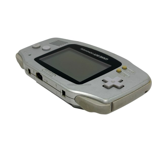 画像2: ゲームボーイアドバンス本体（シルバー） (2)