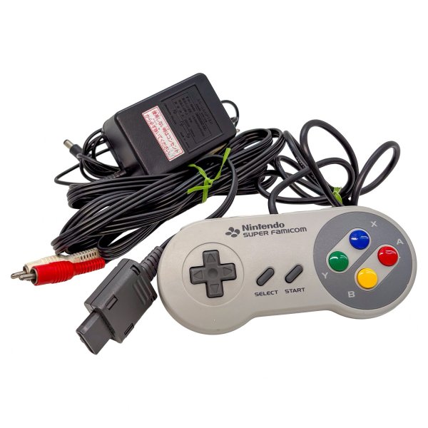 スーパーファミコン本体-3 【スーパーファミコン】 / 動作確認済み 外装清掃済み / スーパーファミコンConsole System for SNES (Super Famicom) - Tested & Cleaned