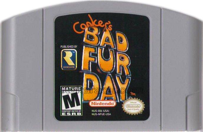 【SALE】N64 Conker's Bad Fur Day 海外版