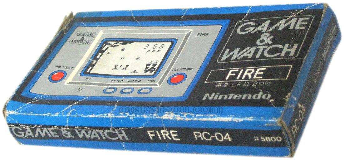 【完動品】任天堂 ゲームウォッチ FIRE GAME\u0026WATCH