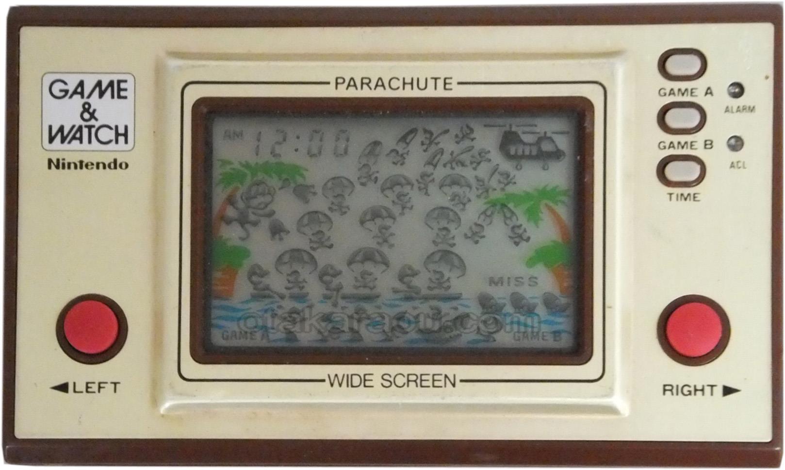 パラシュート Parachute ゲームウォッチ 販売 買取 任天堂 Gamewatch なら ゲームウォッチ販売お宝王
