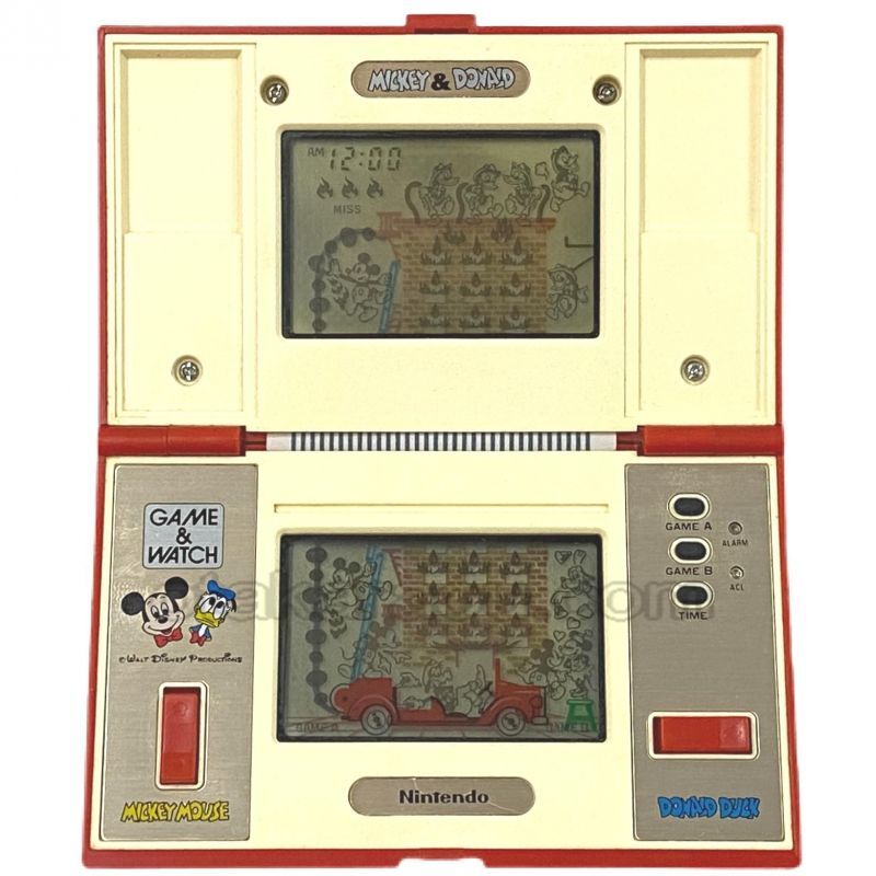 Mickey Donald ミッキー ドナルド ゲームウォッチ 販売 買取 任天堂 Gamewatch なら ゲームウォッチ販売お宝王