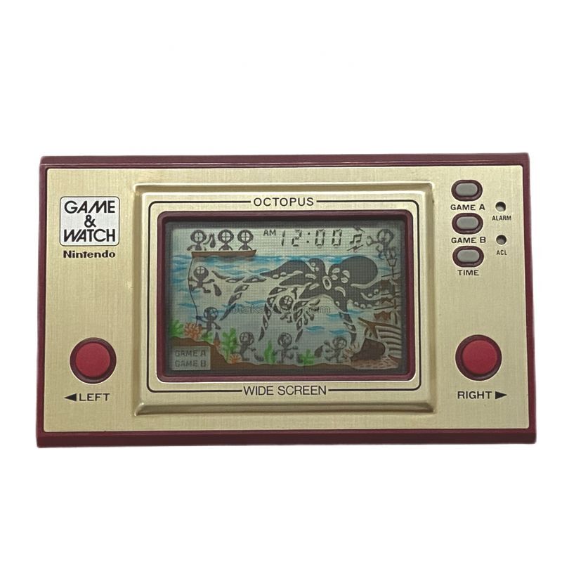 オクトパス 反射板交換済 ゲームウォッチ 販売 買取 任天堂 Gamewatch なら ゲームウォッチ販売お宝王