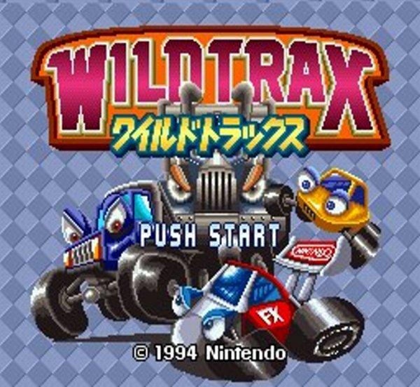 スーパーファミコンソフト ワイルドトラックス・名作スーファミ
